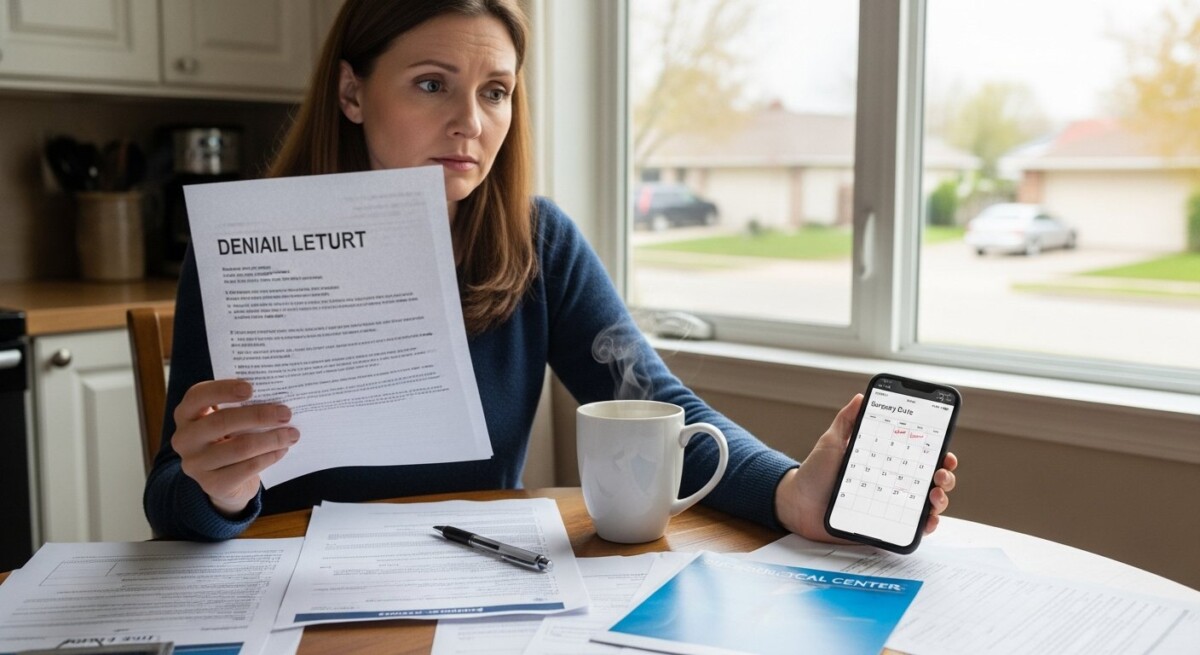 What happens if your insurance company refuses to approve a surgery?